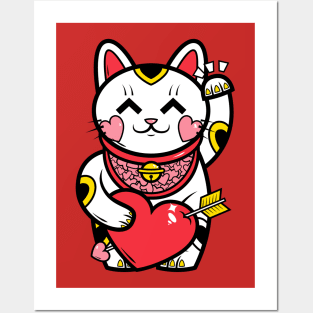 Neko Valentines Posters and Art